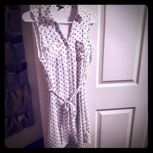 Express nautical anchor shirtdress